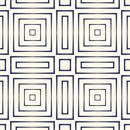 Outline ethnic abstract background. Seamless pattern with symmetric geometric ornament. Can be used for coloring books and pages, textile print, page fill. Vector illustrationのイラスト素材