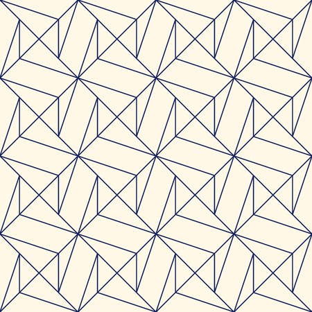 Outline geometric abstract background. Seamless pattern with polygons mosaic.. Can be used for textile print, page fill. Vector illustrationのイラスト素材