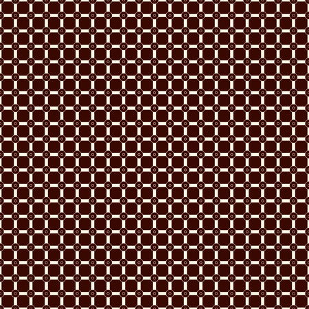 Checkered seamless pattern. Mesh motif. Outline geometric abstract background with overlapping...