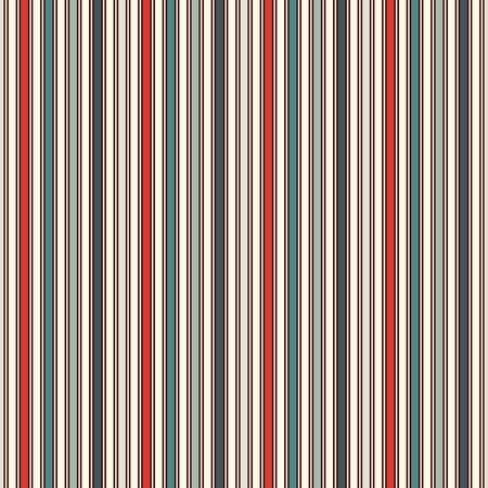 Retro colors vertical stripes abstract background. Thin line wallpaper. Seamless pattern with simple classic motif. Digital paper for scrapbook, textile print, page fill. Vector illustrationのイラスト素材