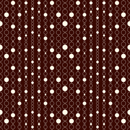 Outline seamless pattern with geometric figures. Repeated circles ornamental abstract background. Modern ornamental motif. Digital paper, textile print, page fill. Vector artのイラスト素材