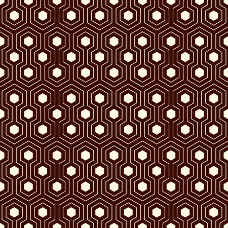 Honeycomb grid abstract background. Outline repeated hexagon wallpaper. Seamless surface pattern...