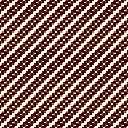Seamless pattern with diagonal braid ornament. Outline stripes surface background. Symmetric...