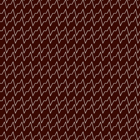 Outline seamless pattern with horizontal jagged lines . Repeated sharp edges stripes background....