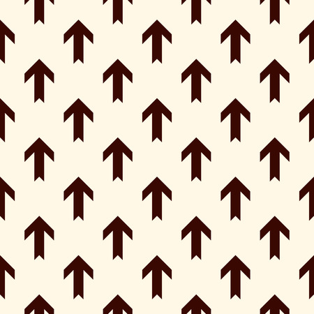 Simple modern print with interlocking arrows.のイラスト素材