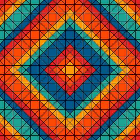 Bright color stained glass mosaic background.のイラスト素材