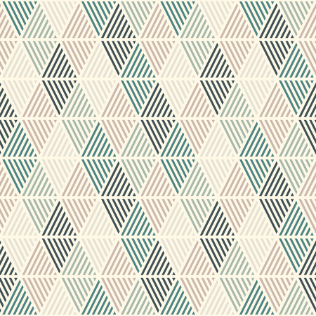 Seamless pattern with hatched diamonds Vector artのイラスト素材