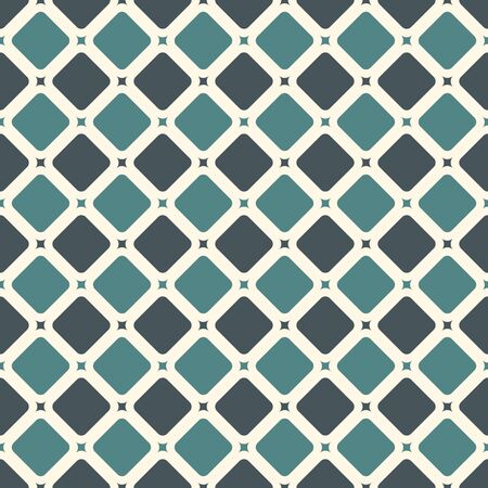 Contemporary geometric pattern. Repeated squares, diamonds motif. Simple ornament. Modern abstract...