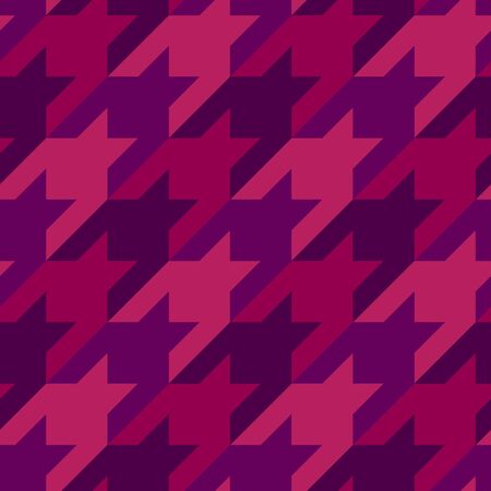 Classic geometric seamless pattern. Houndstooth ornament. Elegant fashion surface print. Mosaic...