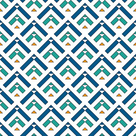 Arrows, scales seamless pattern. Ethnic, tribal print. Squama, chevrons ornament. Repeated...
