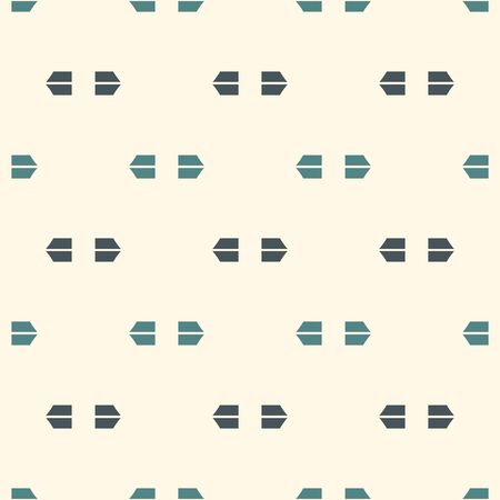 Seamless surface pattern with strokes. Broken horizontal lines. Dashes motif. Repeated rectangle blocks. Simple geometric ornament. Hatched wallpaper. Modern abstract background with stitches. Vectorのイラスト素材