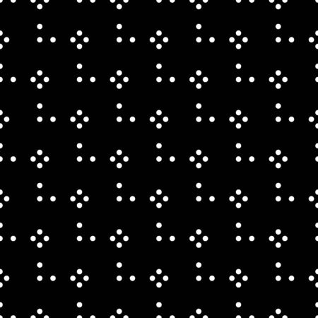 Circles seamless pattern. Mini dots print. Tribal ornament. Dotted motif. Rounds background. Dot backdrop. Digital paper, folk web design, abstract wallpaper, ethnic textile image. Geometrical vectorのイラスト素材