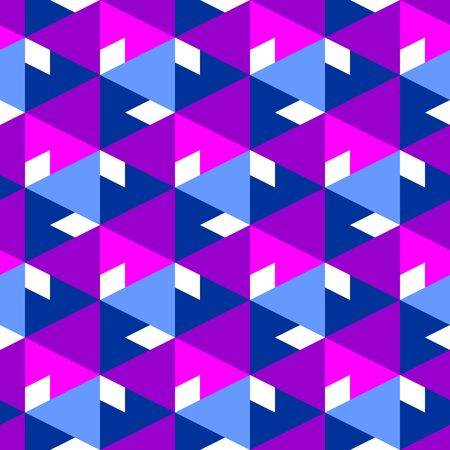 Contemporary geometric pattern. Repeated triangles ornament. Modern geo abstract background....
