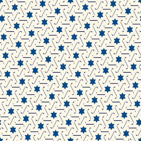 Contemporary geometric pattern. Repeated stars motif. Seamless surface design. Ornamental wallpaper. Modern geo abstract background. Minimalist wallpaper. Simple digital paper, textile print. Vectorのイラスト素材