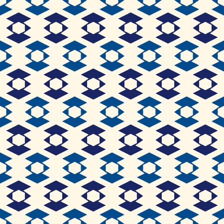 Geometric seamless pattern. Minimal style surface print. Arrows, diamonds motif ornament. Simple geo shapes background. Ethnic, tribal ornamental wallpaper. Vector abstract digital paperのイラスト素材
