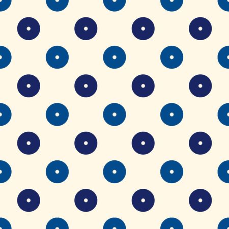 Mini circle seamless pattern. Classic geometric surface print. Repeated polka dot motif ornament. Simple geo dotted ornamental background. Modern minimal design texture. Vector abstract wallpaperのイラスト素材