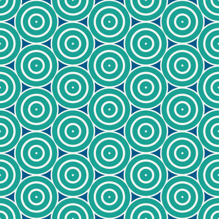 Seamless pattern with simple geometric forms. Repeated circles ornamental wallpaper. Abstract...