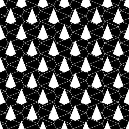 Seamless pattern design with kites, lines. Polygons background. Image with repeated geometrical...