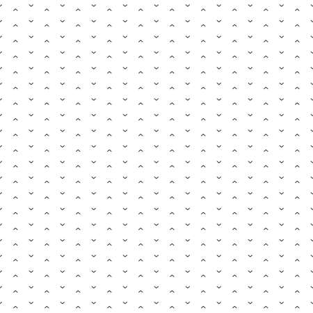 Seamless surface pattern design with mini angle brackets ornament. Repeated chevrons wallpaper. Pointers motif. Zigzag strokes. Jagged triangular waves. Digital paper for web designing, textile print.のイラスト素材