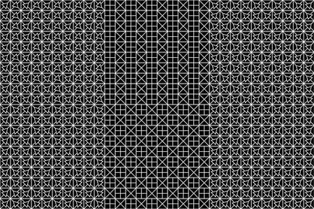 Seamless ethnic ornaments collection. Checks, squares, triangles patterns. Geometrical backgrounds set. Tribal images. Ethnical motif. Geometric backdrops. Folk textile prints. Abstract vectors.のイラスト素材