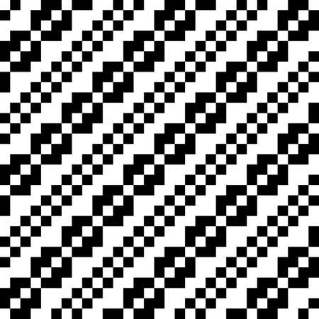 Slavic embroidery motif. Ethnic figure wallpaper. Surface pattern design with black polygons...