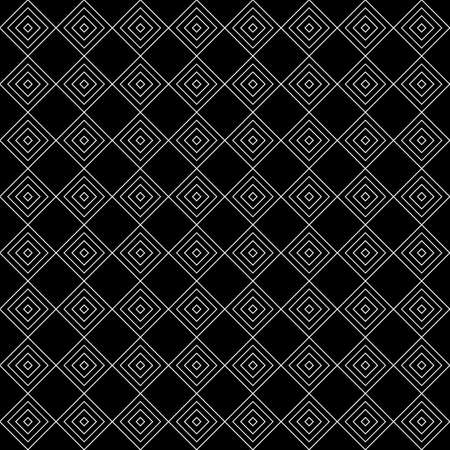 Ethnic seamless surface pattern design with geometric figures. Repeated rhombuses ornamental abstract background. Tribal embroidery motif. Checkered wallpaper. Digital paper, print, page fill. Vector.のイラスト素材