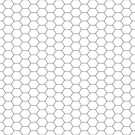 Hexagons. Honeycomb. Mosaic. Grid background. Ancient ethnic motif. Geometric grate wallpaper. Parquet backdrop. Digital paper, web design, textile print. Seamless ornament pattern. Abstract art imageのイラスト素材
