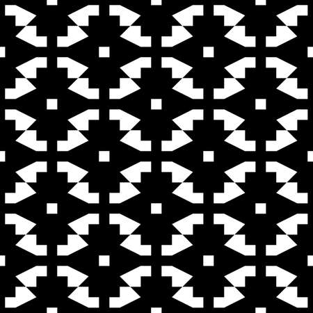 Seamless pattern with ethnic ornament. Embroidery background. Tribal wallpaper. Ethnical folk image. Tribe motif. Ancient mosaic. Digital paper for page fills, web design, textile print. Vector art.のイラスト素材