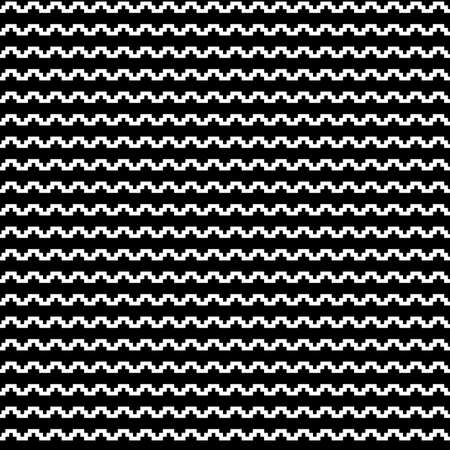 Seamless pattern with zigzag lines. Wavy stripes. Square waves image. Ethnic embroidery background....