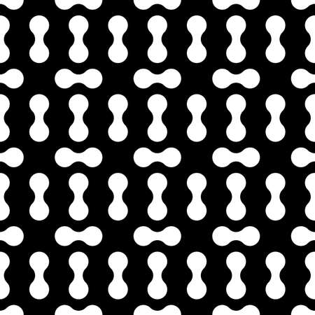 Simple shapes seamless pattern. Geometrical print. Modern ornament. Figures wallpaper. Geometric background. Vector illustration. Contemporary backdrop. Digital paper, textile print, abstract image.のイラスト素材