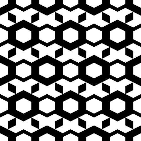 Polygons background. Seamless pattern.Ethnic backdrop. Simple shapes wallpaper.Hexagons, figures, rhombuses ornament. Digital paper, web designing, textile print.のイラスト素材