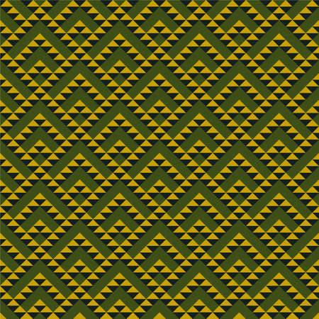 Seamless pattern. Ethnic motif. Triangles ornament. Geometric figures background. Triangular shapes...