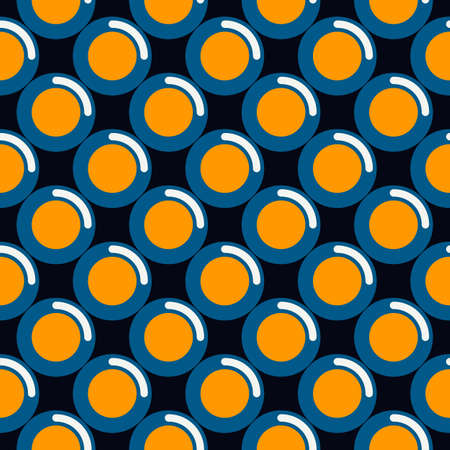 Polka dot ornament. Repeated circles seamless pattern. Modern stile geometric background. Geo motif...