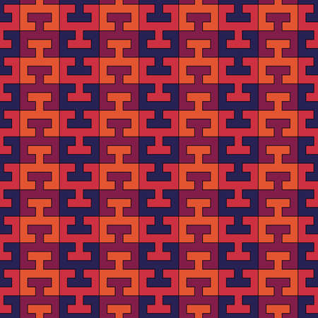 Seamless pattern. Chaine Femme tiles ornament. Oriental traditional ornamentation. Repeated sign...