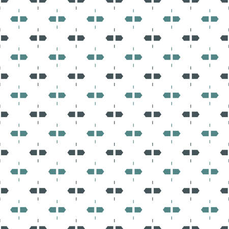 Seamless surface pattern with strokes. Broken horizontal lines. Dashes motif. Repeated rectangle blocks. Simple geometric ornament. Hatched wallpaper. Modern abstract background with stitches. Vectorのイラスト素材