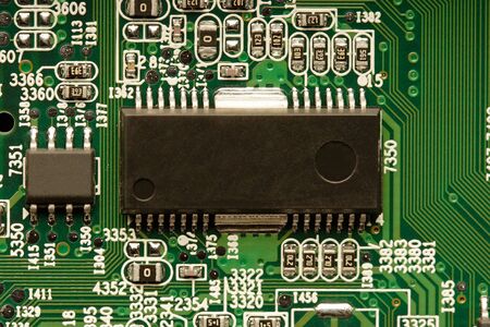 Microchip on circuit board