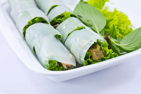 noodle rollの写真素材