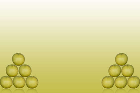 Chinese pear backgroundの写真素材