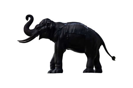 realistic elephant sculpture Asian style の写真素材
