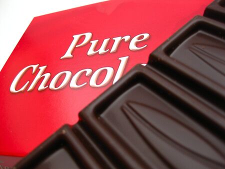 pure chocolate barの写真素材