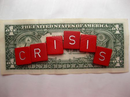 Financial crisisの写真素材