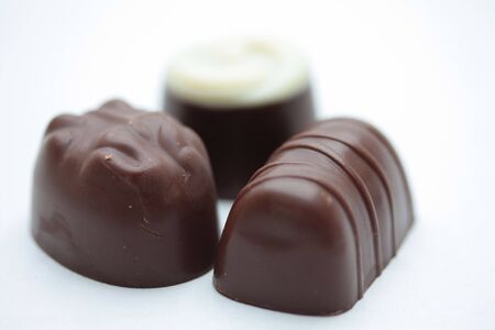 Belgium chocolate pralinesの写真素材