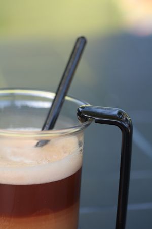 Coffee in a glass