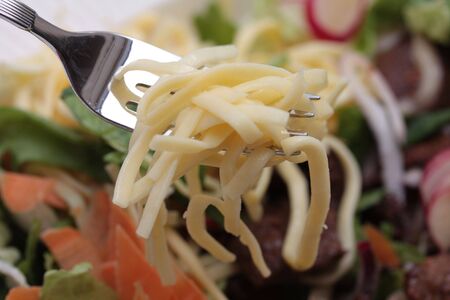 Japanese teriyaki noodle salad