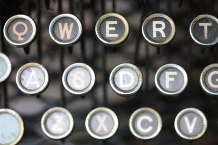 yesterday's office: vintage typewritter, detail
