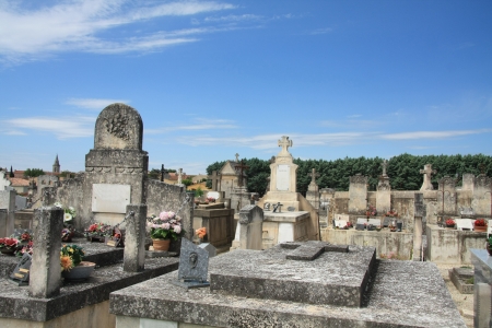 Old cemetery in the Provence, France
