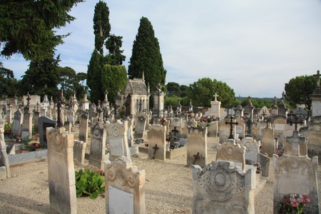 An old cemetery in the Provence, Franceのeditorial素材