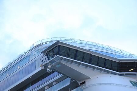 Amsterdam, The Netherlands - May 11th 2017: Mein Schiff 3 TUI Cruises docked at Passenger Terminal Amsterdam, detailのeditorial素材