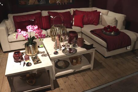 Cruquius, the Netherlands - october 26th 2018: furniture and accessories on display in a home...