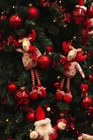 Aalsmeer, the Netherlands - November 7th 2018: Decorated Christmas tree in an interior decoration shopのeditorial素材